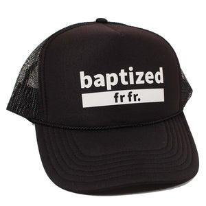 Baptized Trucker Cap (Black)